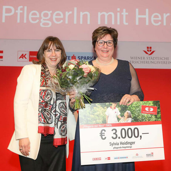 Sylvia Heidinger , Pflegerin mit Herz 2019