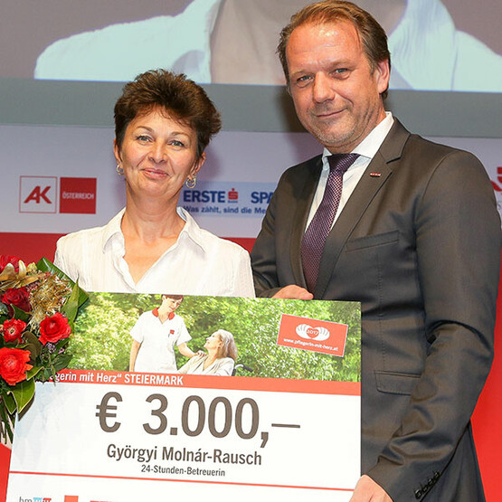 Györgyi Molnár-Rausch, Pflegerin mit Herz 2017